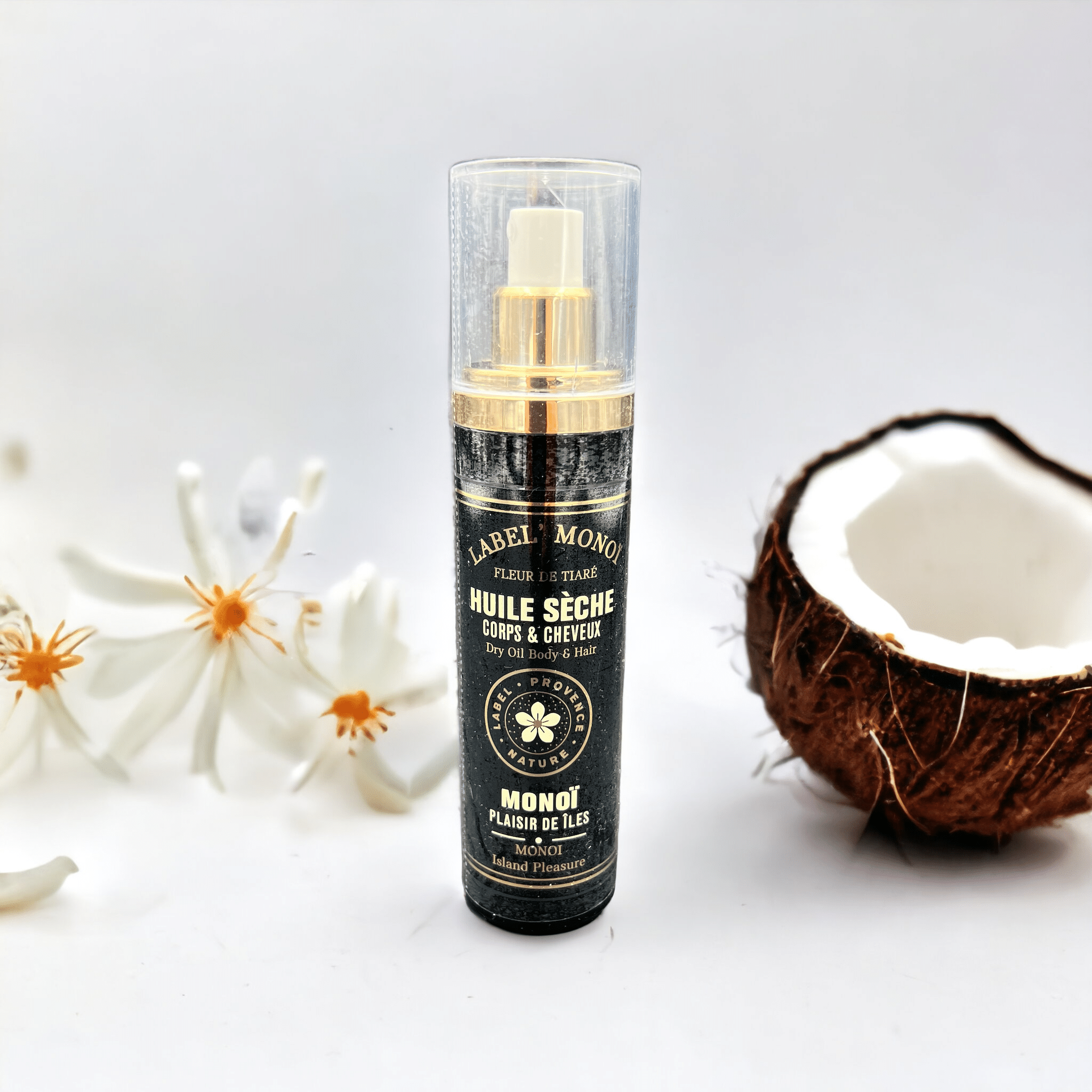 Huile Sèche Monoï Bio Spray aux 4 huiles