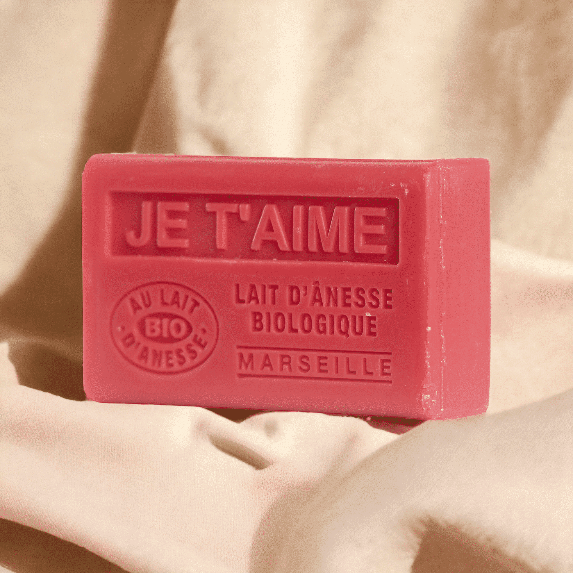 Savon je t&rsquo;aime au lait d&rsquo;ânesse BIO 125g