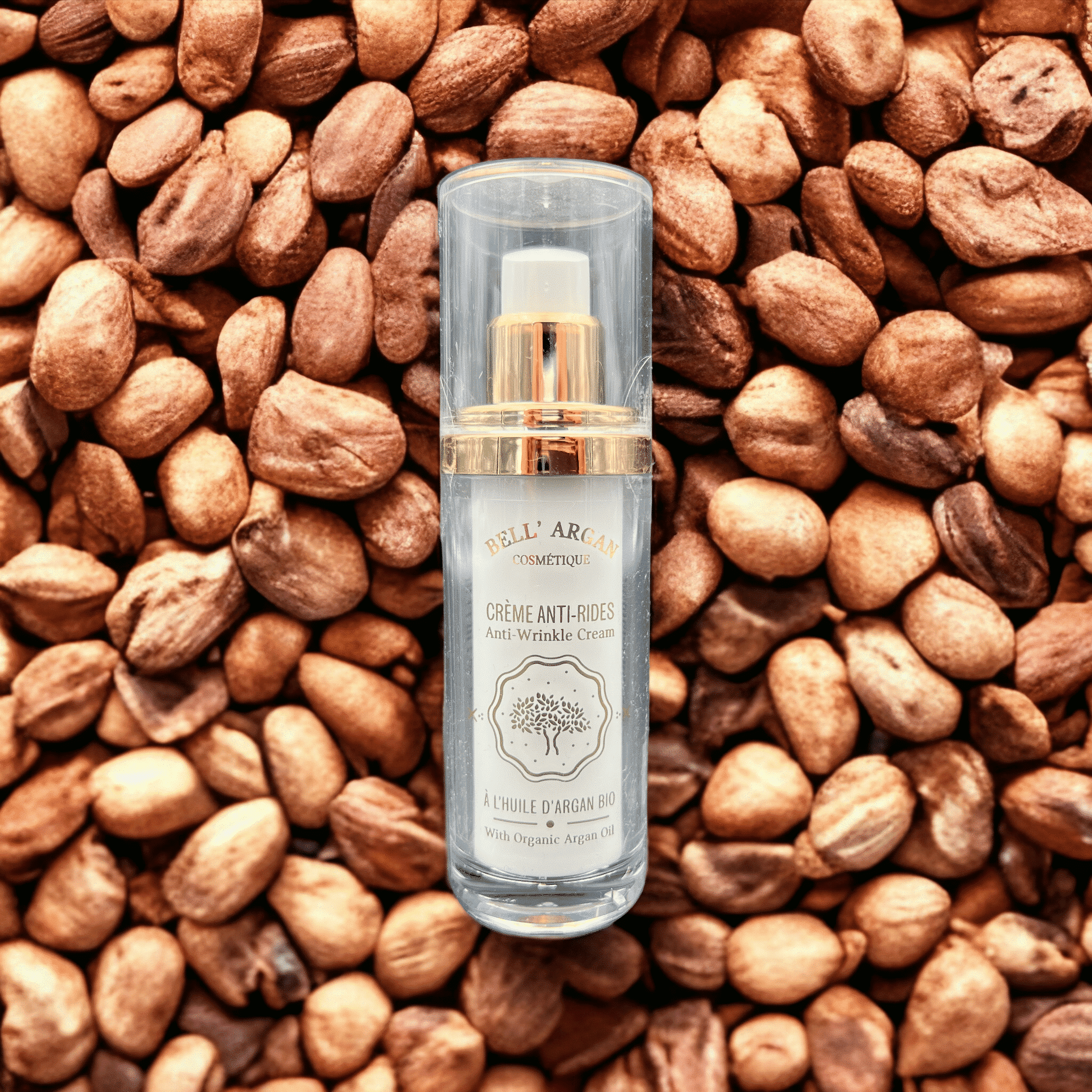 Crème anti-rides à l&rsquo;huile d&rsquo;argan BIO 30ml
