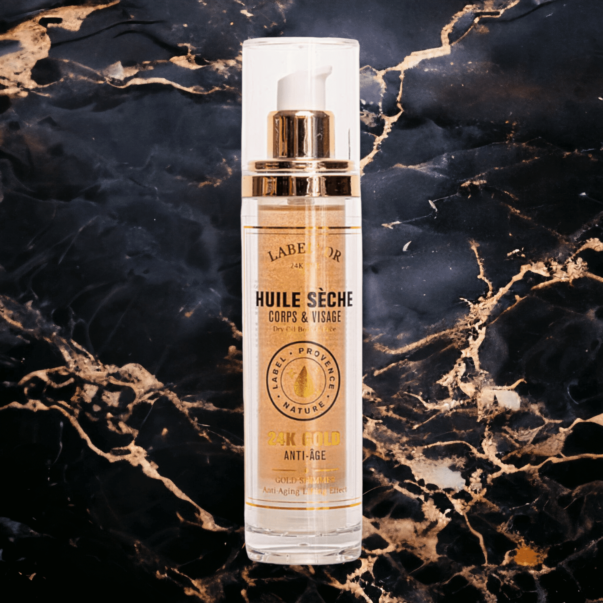 Huile sèche 24K gold en spray aux 4 huiles 50ml