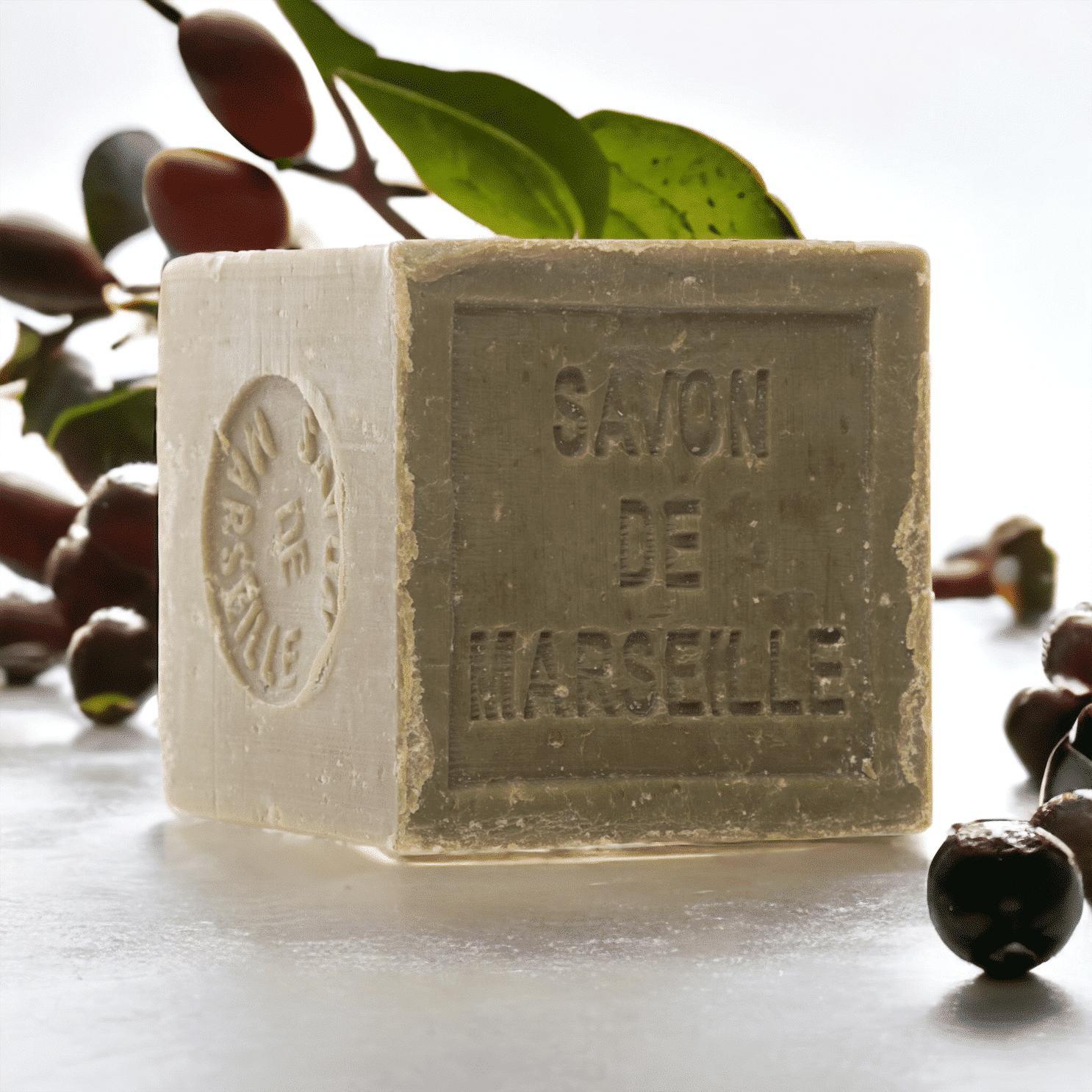 Savon de Marseille cube olive 300g