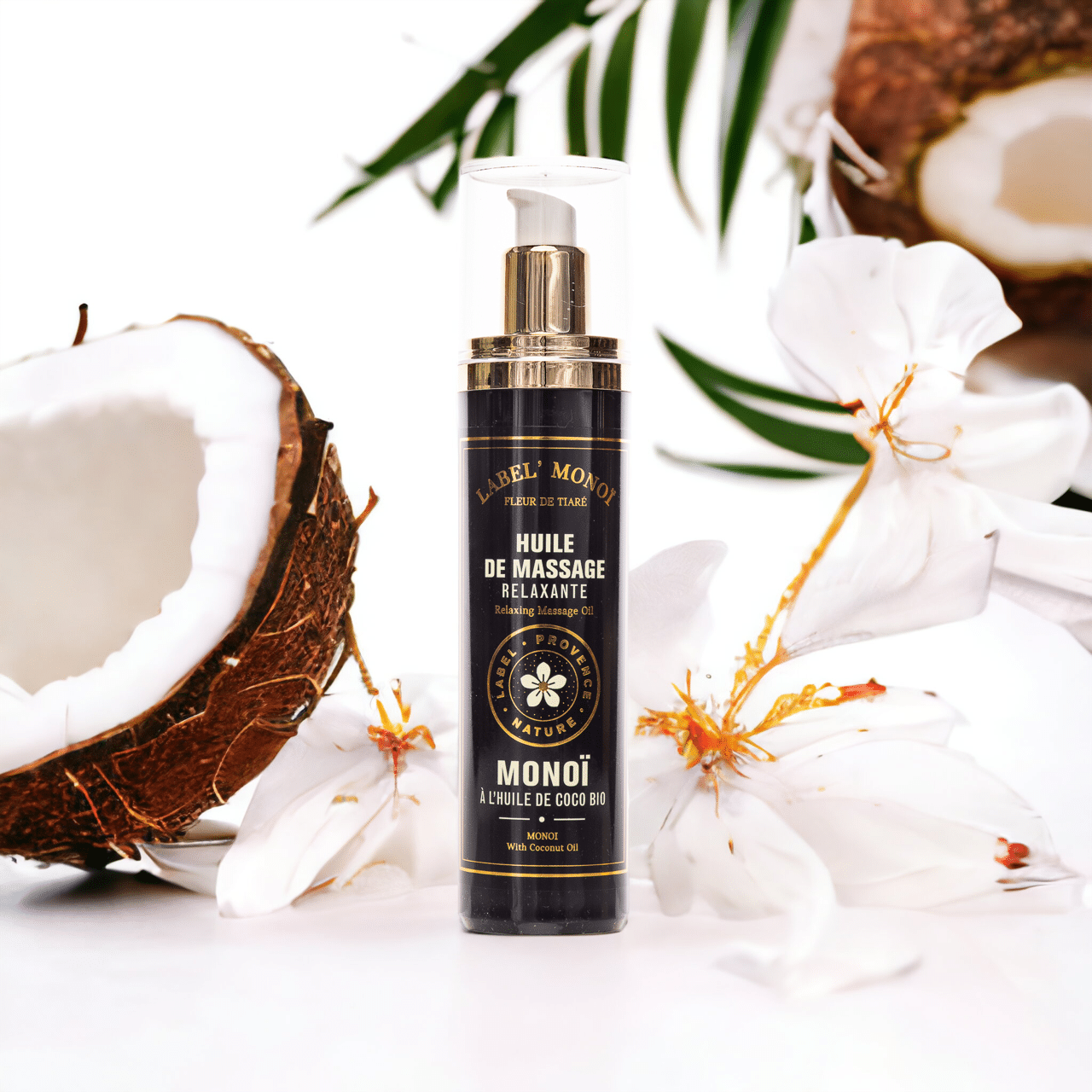 ORGANIC MONOI MASSAGE OIL WITH 4 OILS 120ML