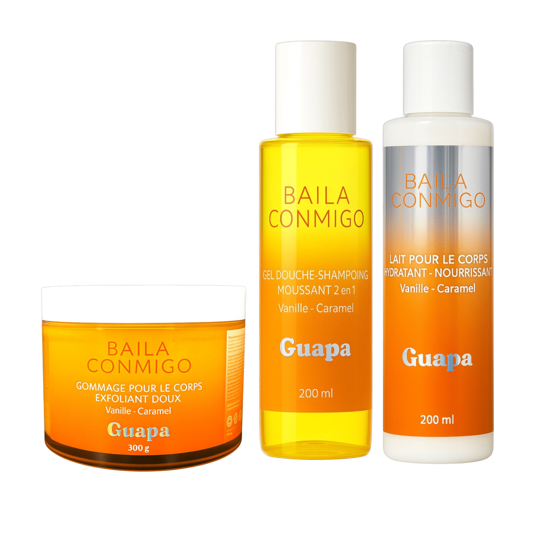 Trio corps « Trio piel suave » – GUAPA – Vanille caramel